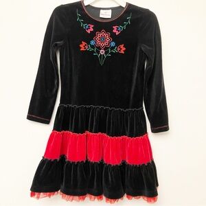 Hanna Andersson velvet dress 130 8y